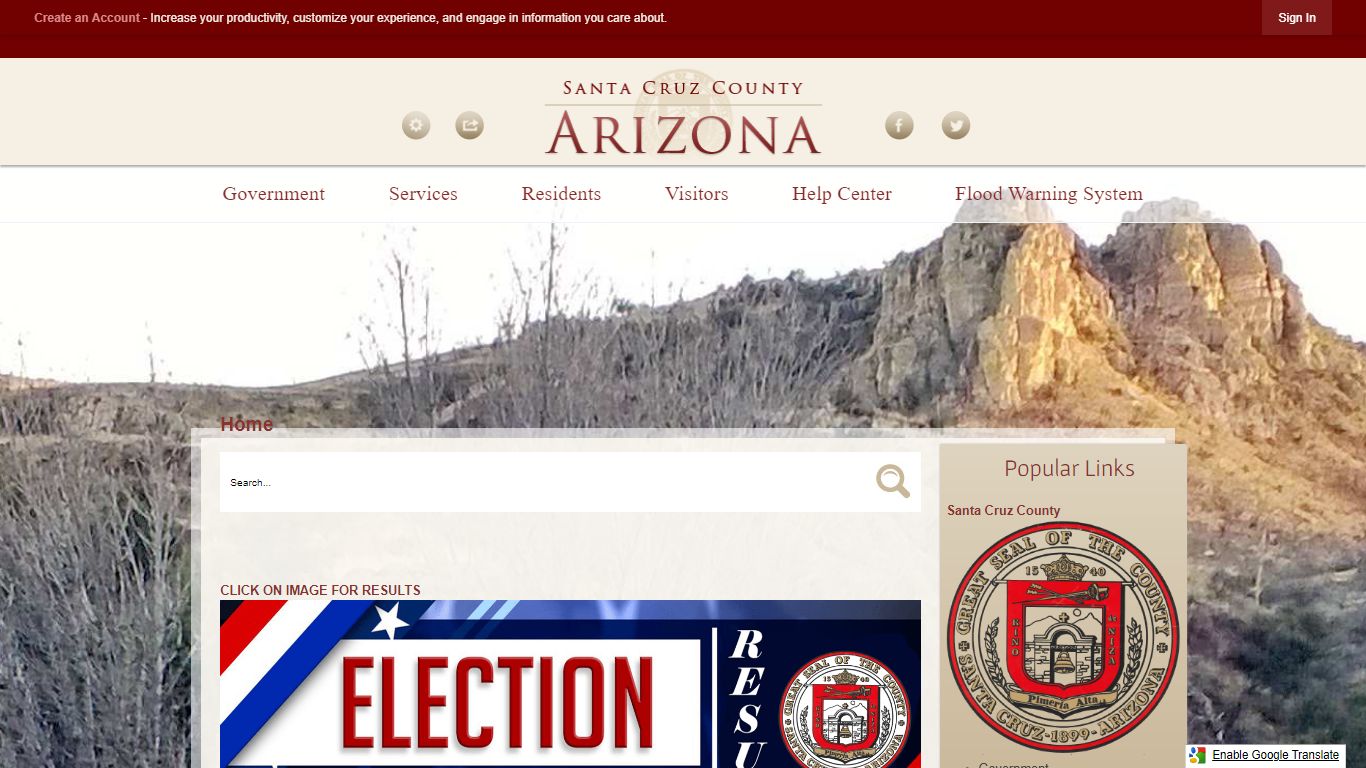 Santa Cruz County, AZ - Official Website | Official Website